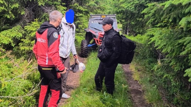 Trei ucraineni au fost recuperati de pe munte, in Maramures. Unul este in stare critica Imagine