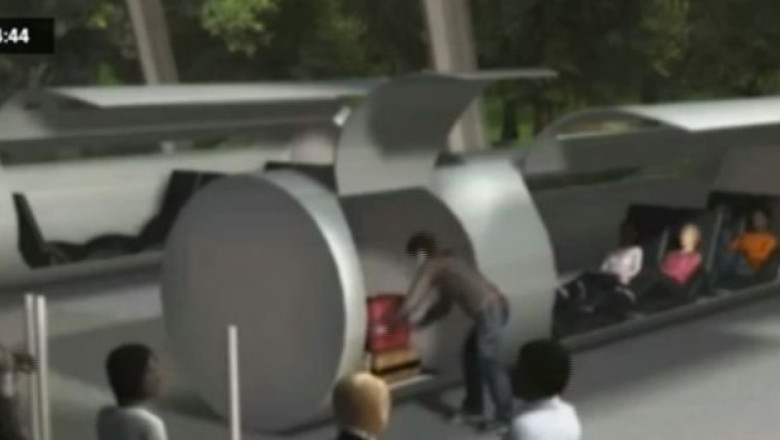 Trenul viitorului ar putea parcurge 610 kilometri in 30 de minute Imagine
