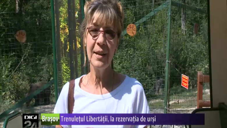 Trenuletul Libertatii, la rezervatia de ursi din Zarnesti Imagine