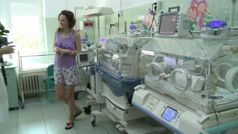 Tripleti la maternitatea ''Buna Vestire''. O femeie de 34 de ani a nascut, prin cezariana, trei copii Imagine