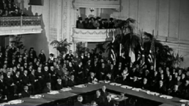 TRIUMFUL UNEI NATIUNI. Marea Unire, recunoscuta la tratativele de pace Imagine