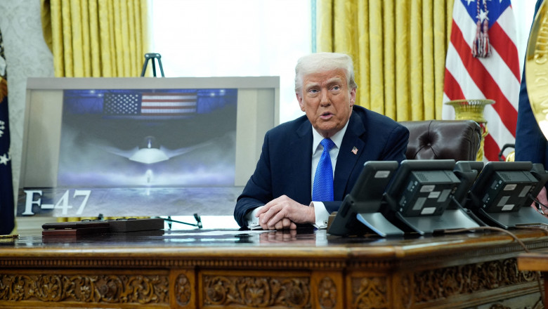 Trump a anuntat semnarea unui contract pentru viitorul avion de lupta al SUA. „Este un nume dragut, F-47” Imagine