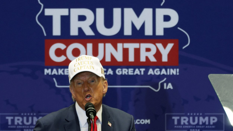 Trump: „Chiar daca votati si apoi muriti, merita!”. Preliminarele republicane au inceput in Iowa la temperaturi sub minus 20 de grade Imagine