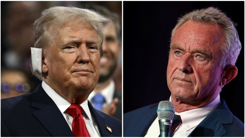 Trump i-a cerut lui Robert F. Kennedy Jr sa-l ajute in campanie. O inregistrare audio cu cei doi a fost „scapata” pe internet Imagine