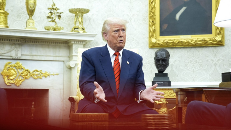 Trump s-a suparat pe un reporter polonez care a sugerat ca nu a luat „nicio masura” impotriva lui Putin: „De unde stii asta?” Imagine