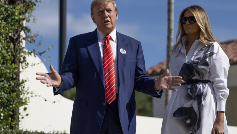 Trump se plange ca procesul in care a fost condamnat a fost „foarte dur” pentru sotia sa. Melania nu l-a insotit la tribunal niciodata Imagine
