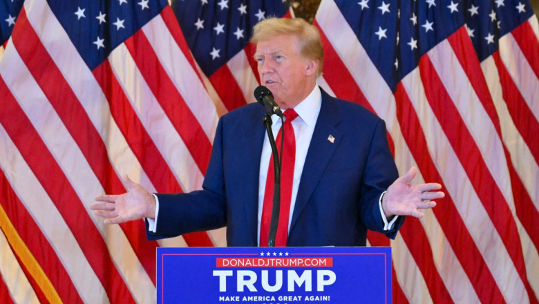 Trump si-a transformat prima conferinta de presa dupa condamnare intr-un discurs de campanie. Nou atac la adresa lui Biden Imagine