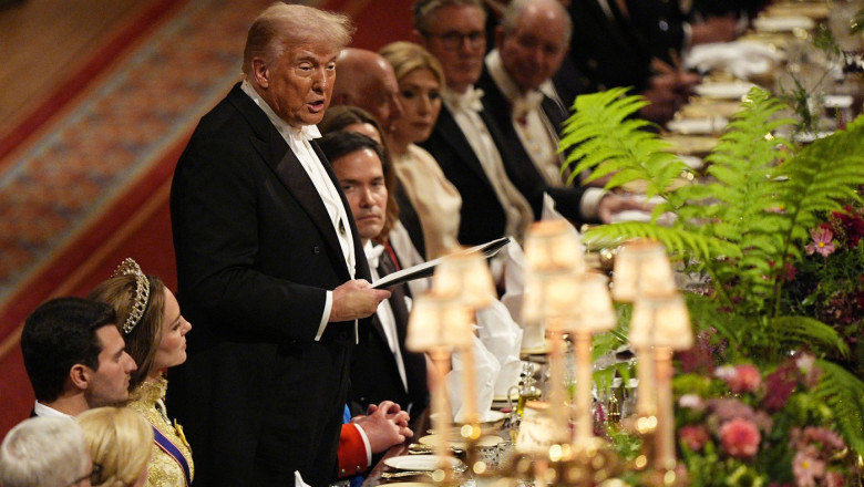 Trump spune pe cine nu a dorit la masa sa, la banchetul de la Windsor. „Cred ca a facut o treaba groaznica” Imagine