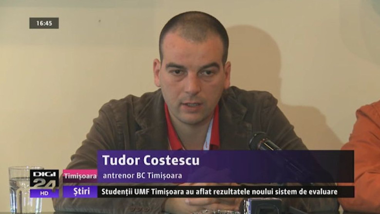 Tudor Costescu e oficial antrenorul lui BC Timisoara Imagine