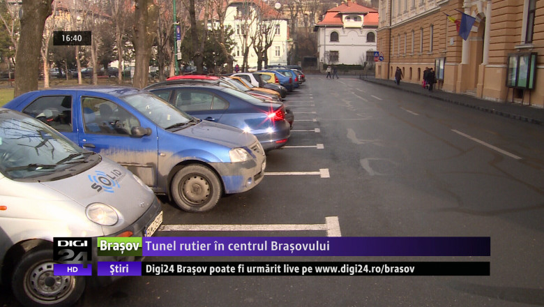 Tunel rutier in centrul Brasovului  Imagine