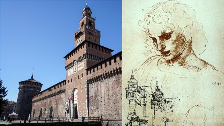 Tuneluri misterioase schitate de Leonardo da Vinci acum mai bine de 500 de ani au fost descoperite sub un castel medieval Imagine