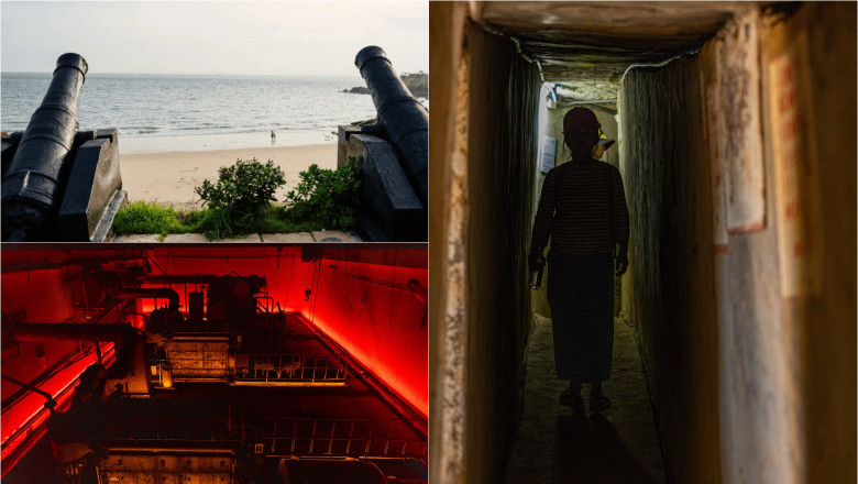 Tuneluri secrete si instalatii militare din insulele „fortareata” ale Taiwanului de langa China au fost deschise publicului Imagine