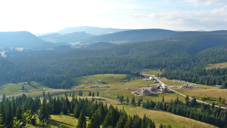 Turist salvat pe munte, in zona Parcului National Apuseni Imagine