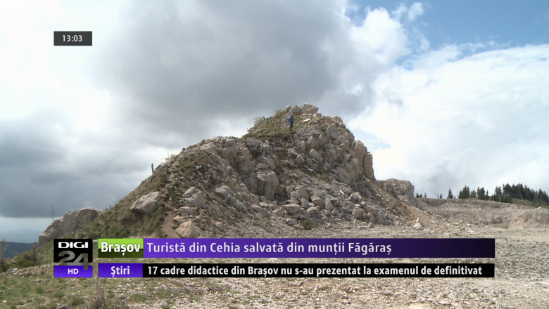 Turista din Cehia, salvata din Muntii Fagaras Imagine