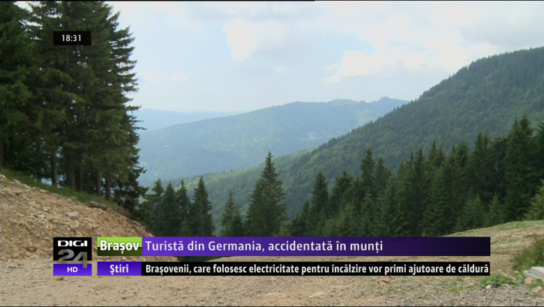Turista din Germania, accidentata in munti Imagine