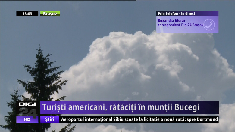 Turisti americani, rataciti in muntii Bucegi  Imagine