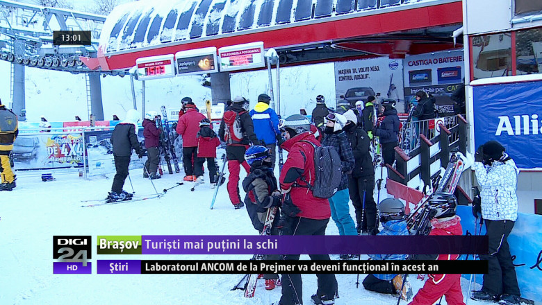 Turisti mai putini la schi fata de anul trecut Imagine