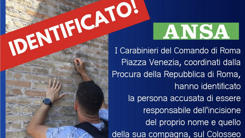 Turistul care a scrijelit pe Colosseum „Ivan+Haley 23” este un instructor de fitness bulgar Imagine