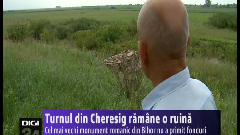 Turnul din Cheresig, cel mai vechi monument romanic din Bihor, nu a primit fonduri pentru reabilitare Imagine