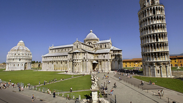 Turnul din Pisa intra in spatiul virtual: A fost realizata harta 3D a celebrului monument medieval Imagine