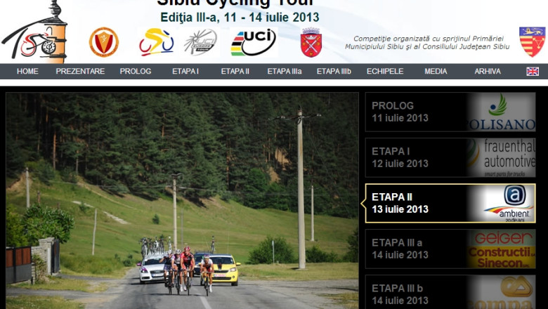 Turul Ciclist al Sibiului: Italianul Davide Rebellin isi pastreaza pozitia de lider in clasamentul general si dupa a doua etapa Imagine