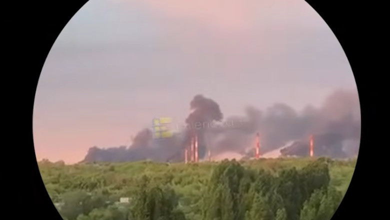 Ucraina a atacat rafinaria de la Saratov si alte instalatii energetice ale Rusiei. Incendiu la rafinaria ucraineana din Rivne Imagine