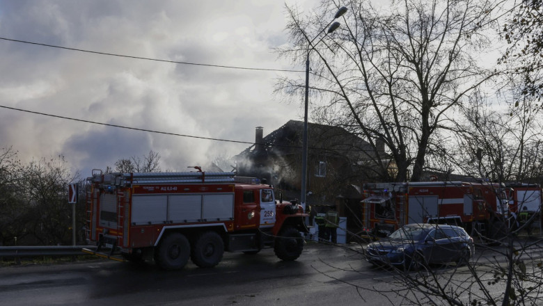Ucraina a lansat cel mai mare atac cu drone asupra Moscovei de pana acum, dupa un atac similar rusesc in timpul noptii Imagine