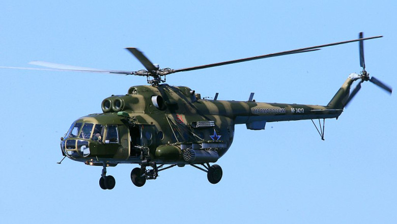 Ucraina afirma ca a distrus doua elicoptere rusesti Mi-8 si a lovit un remorcher in Crimeea ocupata Imagine