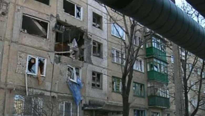 UCRAINA. Criza umanitara la Debalteve. Locuitorii nu mai au alimente si se bazeaza doar pe ajutoarele umanitare Imagine