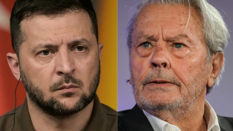 Ucraina il decoreaza pe Alain Delon pentru a-i multumi pentru sprijinul acordat: „Pentru noi, este un simbol” Imagine