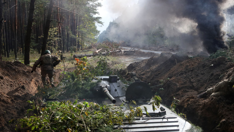 Ucraina isi retrage civilii din zonele periculoase ale orasului Herson si lanseaza atacuri in regiunea rusa Krasnodar. 12 soldati ucisi Imagine