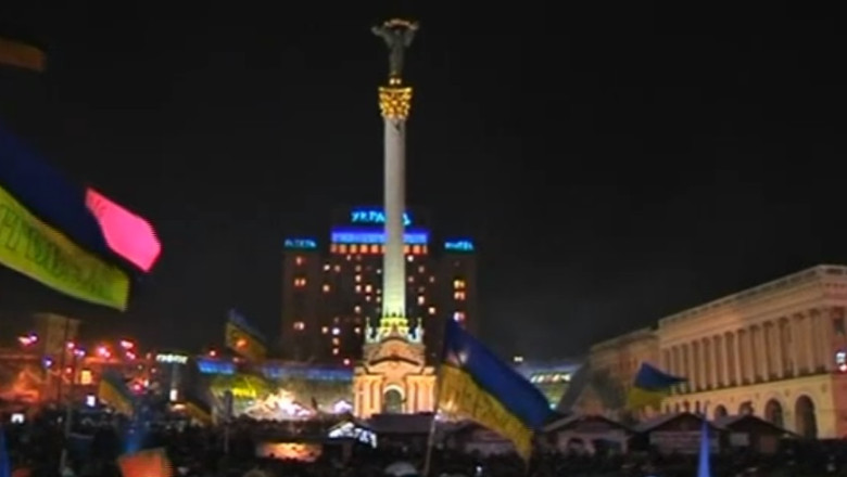 UCRAINA. Manifestantii au ocupat cladirea Ministerului Justitiei Imagine