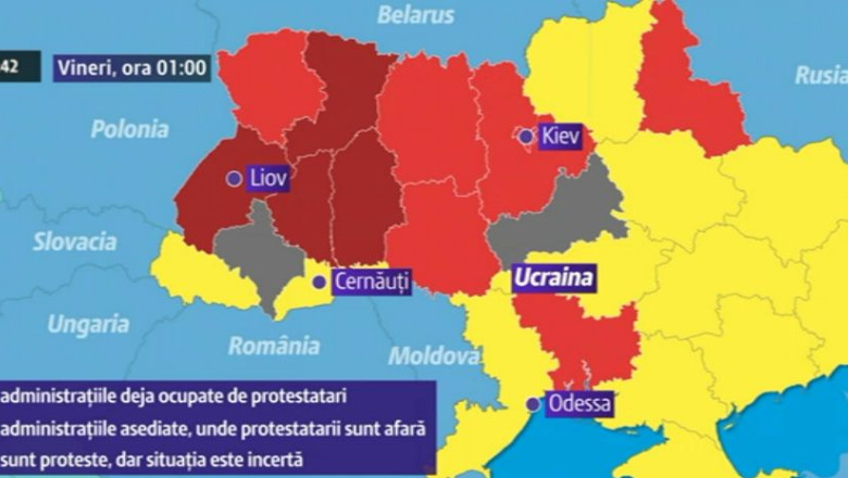 UCRAINA. Protestele se extind. Ianukovici anunta ca va modifica legile ce restrictioneaza manifestatiile Imagine