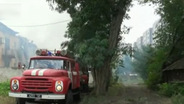 UCRAINA. Separatistii au doborat un avion militar. Violentele au ajuns aproape de stadionul echipei Sahtior Donetk Imagine