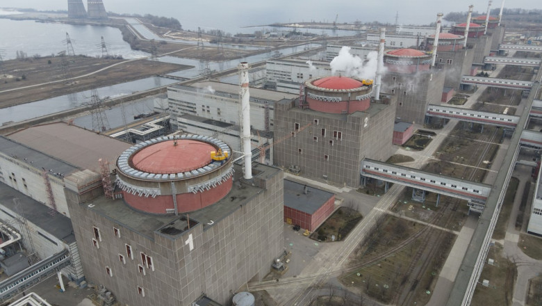 Ucraina spune ca rusii pregatesc o operatiune sub steag fals la centrala nucleara Zaporojie Imagine