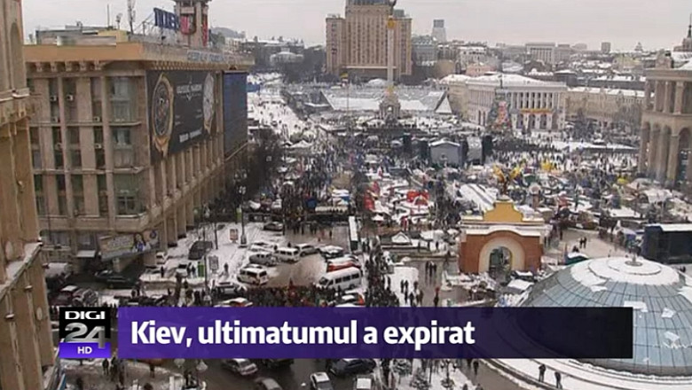 Ucraina: Termenul dat protestatarilor a expirat. Politistii au inlaturat baricadele din jurul sediului Guvernului de la Kiev Imagine