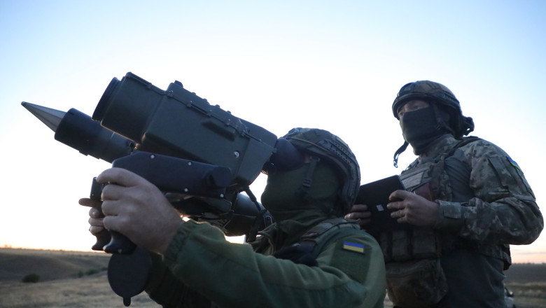 Ucraina utilizeaza sisteme antiaeriene franceze Mistral, folosite de obicei impotriva avioanelor, pentru a distruge drone Shahed Imagine