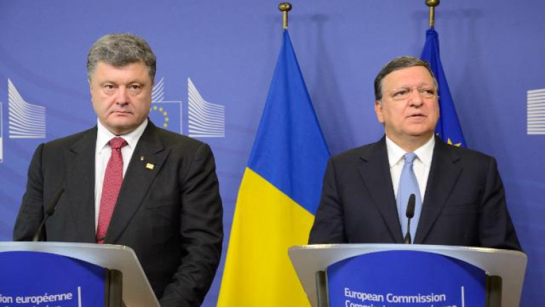 UE ameninta Rusia cu noi sanctiuni. Petro Porosenko a cerut masuri dupa intrarea trupelor ruse in Ucraina Imagine