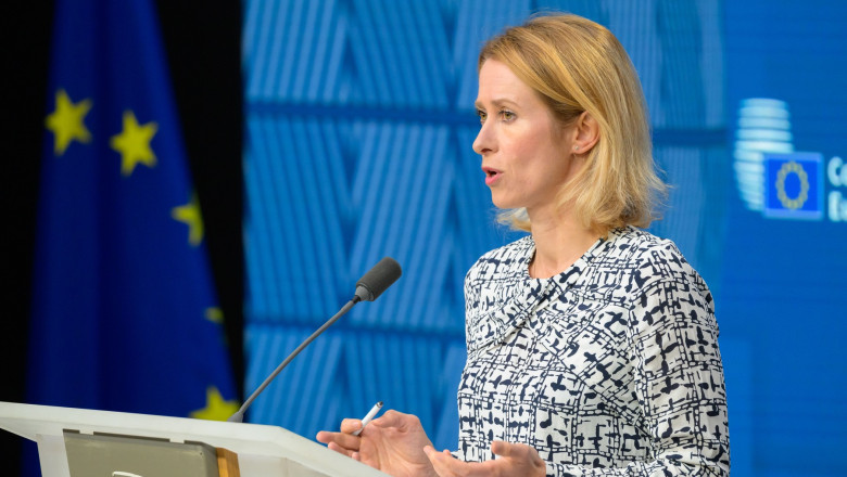 UE pregateste al 19-lea pachet de sanctiuni, in contextul in care Rusia continua sa respinga incetarea focului, afirma Kaja Kallas Imagine
