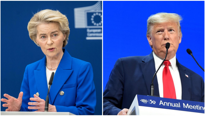 UE si SUA au convenit un acord comercial. Cum s-au desfasurat discutiile Trump-Ursula von der Leyen privind taxele vamale Imagine
