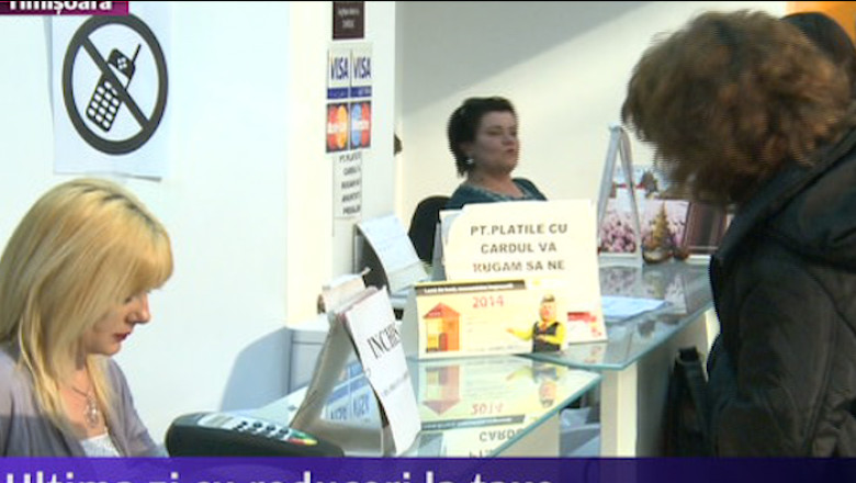 Ultima zi cu reduceri la taxele locale Imagine