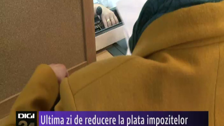 Ultima zi de reducere la plata impozitelor Imagine