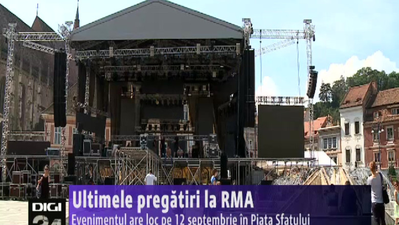 Ultimele pregatiri la Romanian Music Awards Imagine