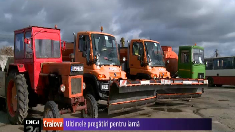 Ultimele pregatiri pentru iarna in Dolj   Imagine