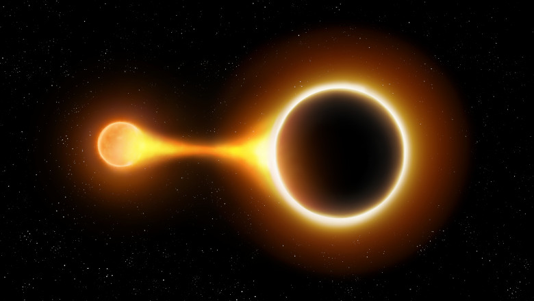 Ultimii ani din viata unei stele ce orbiteaza prea aproape de o gaura neagra, studiati de astronomi. Cat mai are de „trait” Imagine
