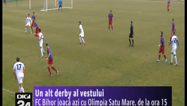 Un alt derby al vestului. FC Bihor joaca azi cu Olimpia Satu Mare, de la ora 15 Imagine