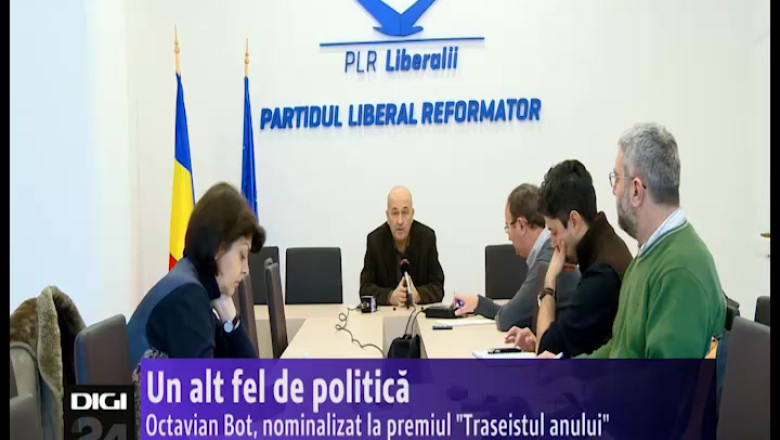 Un alt fel de politica. Octavian Bot, nominalizat la premiul "Traseistul anului" Imagine