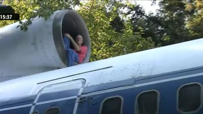 Un american a transformat un Boeing 727-200 in casa de vacanta Imagine