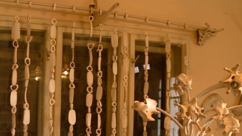 Un artist nonconformist creeaza sculpturi din oase de animale Imagine