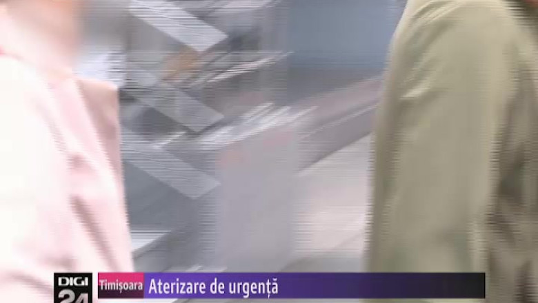Un atac de panica in avion provoaca o aterizare de urgenta la Timisoara Imagine
